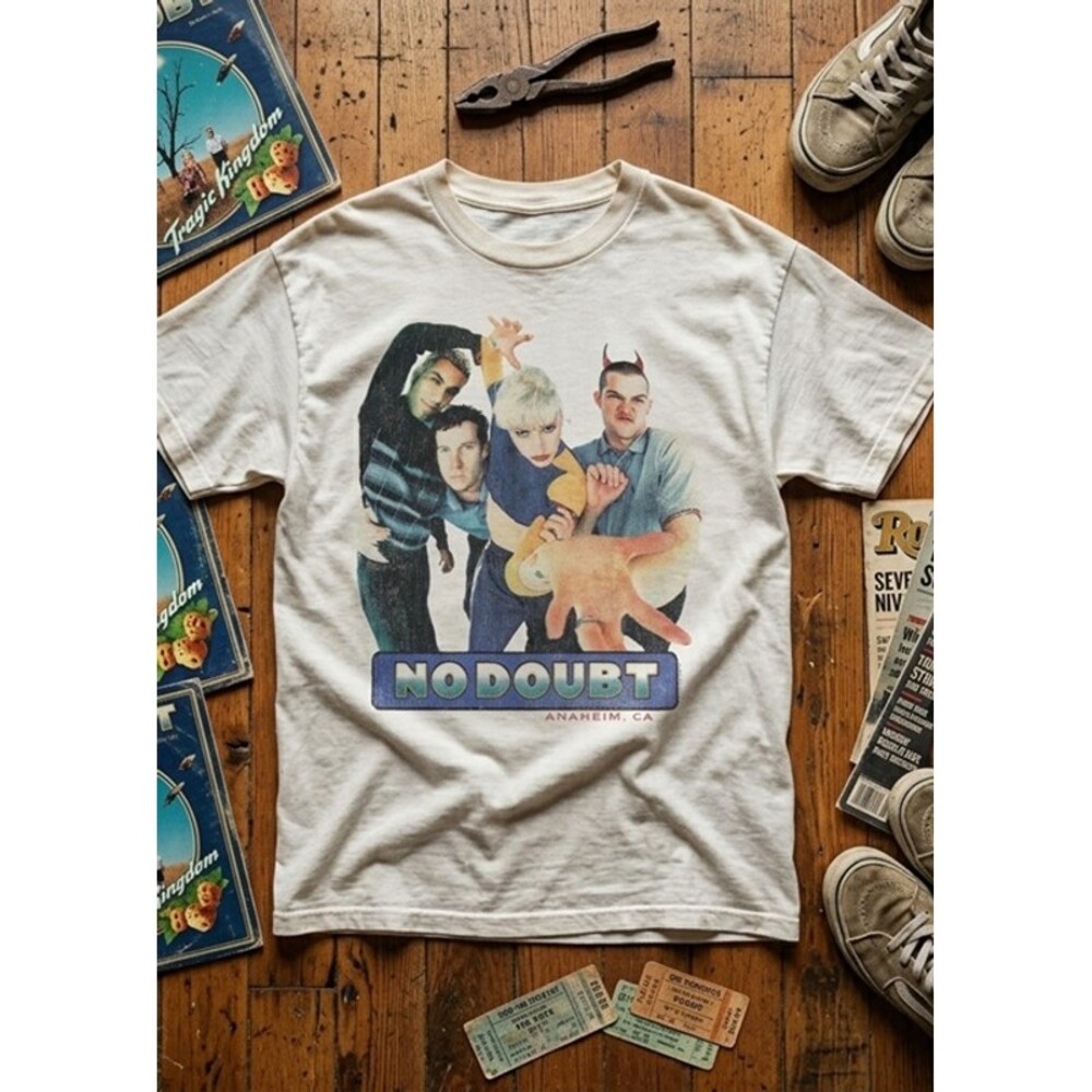 Vintage No Doubt Anaheim CA Band Tee Y2K Ska Punk Graphic Shirt